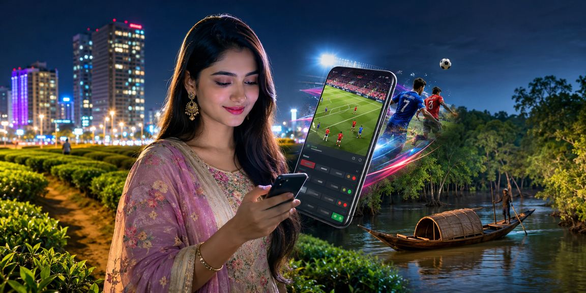 ঢাকায় মোবাইল ক্যাসিনো গেমিং দৃশ্য